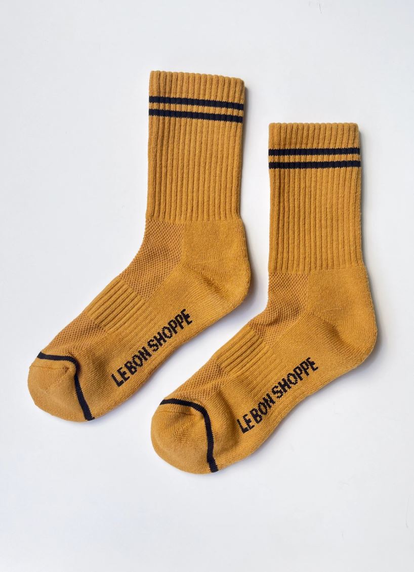Boyfriend Socks - Biscotti