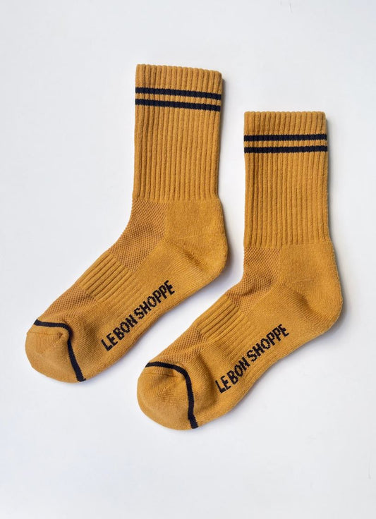 Boyfriend Socks - Biscotti