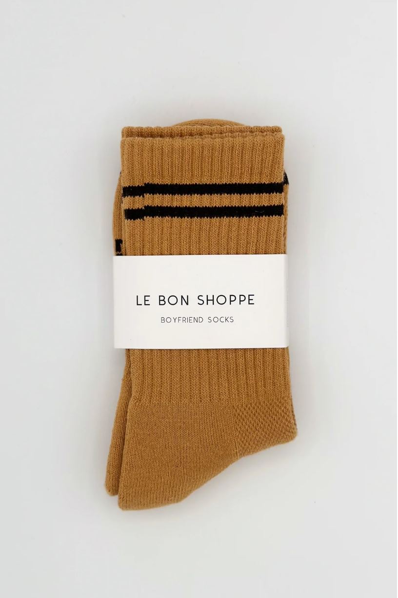 Boyfriend Socks - Biscotti