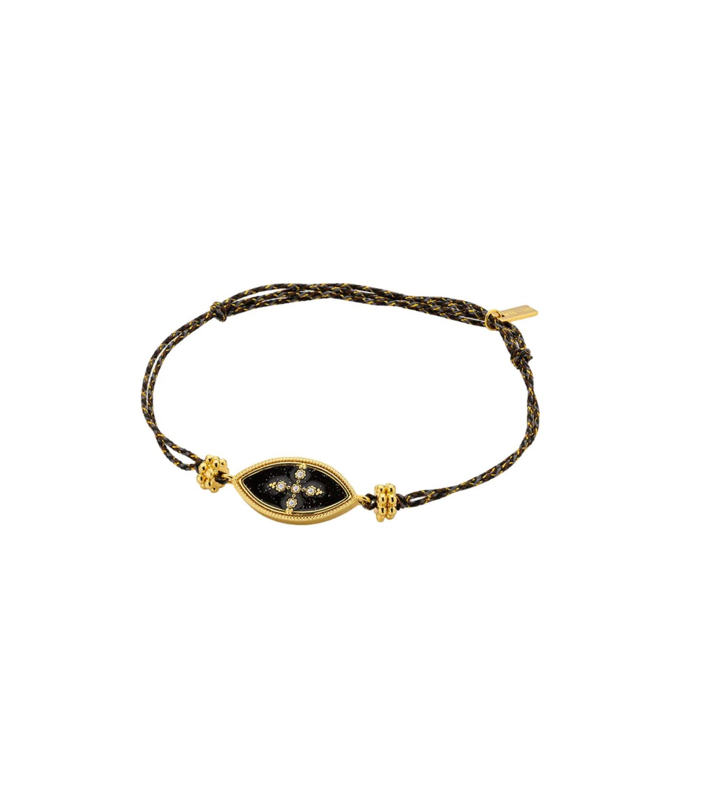Black Chennai Iris Bracelet
