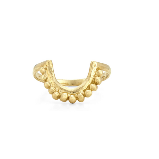 Solid Gold 14K Ceres Stacker Ring