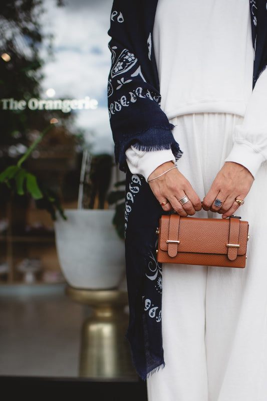 Mini Box Bag – Dark Tan