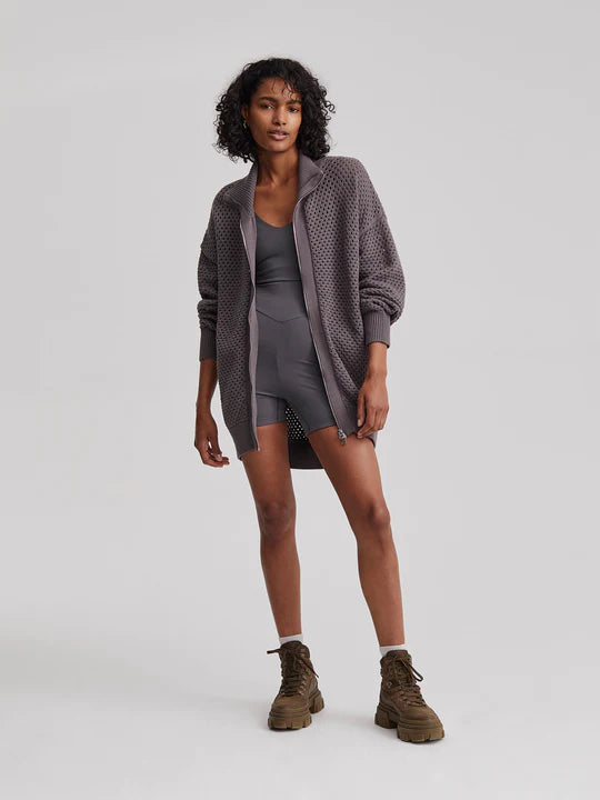 Cassady Knit Jacket - Deep Charcoal