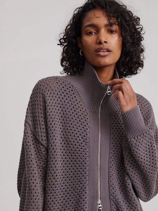 Cassady Knit Jacket - Deep Charcoal