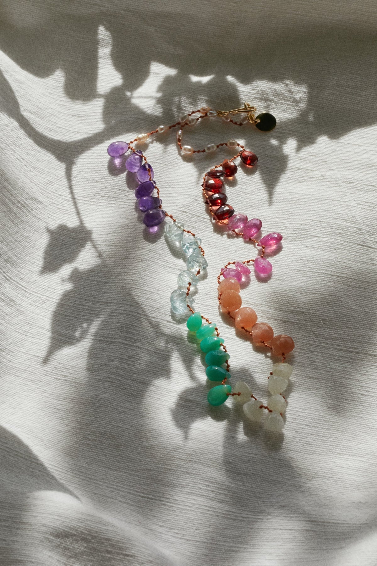 Rainbow Necklace - Multi-Stone