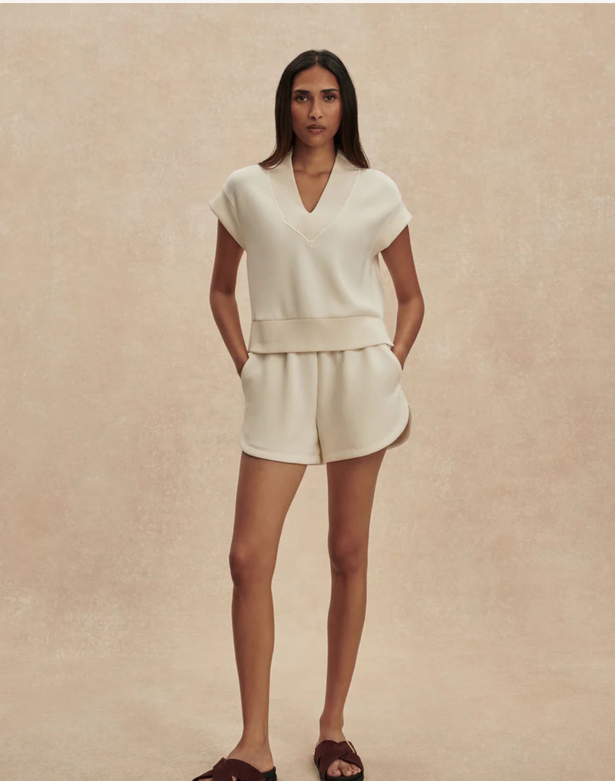 Gracee V Neck Tank - Pristine