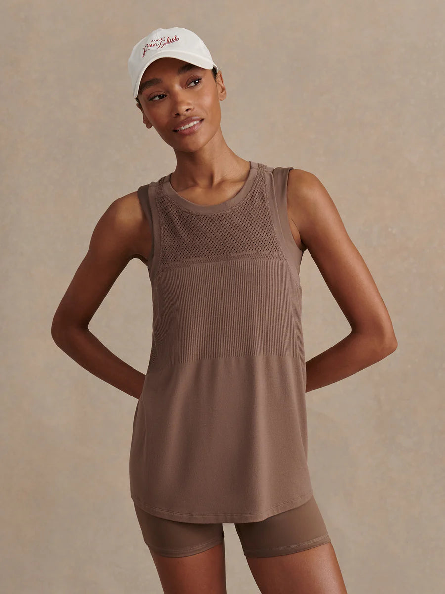 Dayna Seamless Tank - Coffee Quartz
