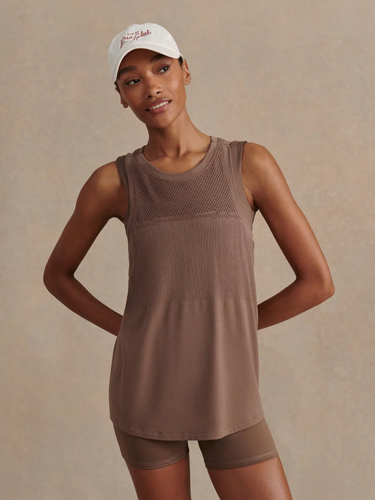 Dayna Seamless Tank - Coffee Quartz