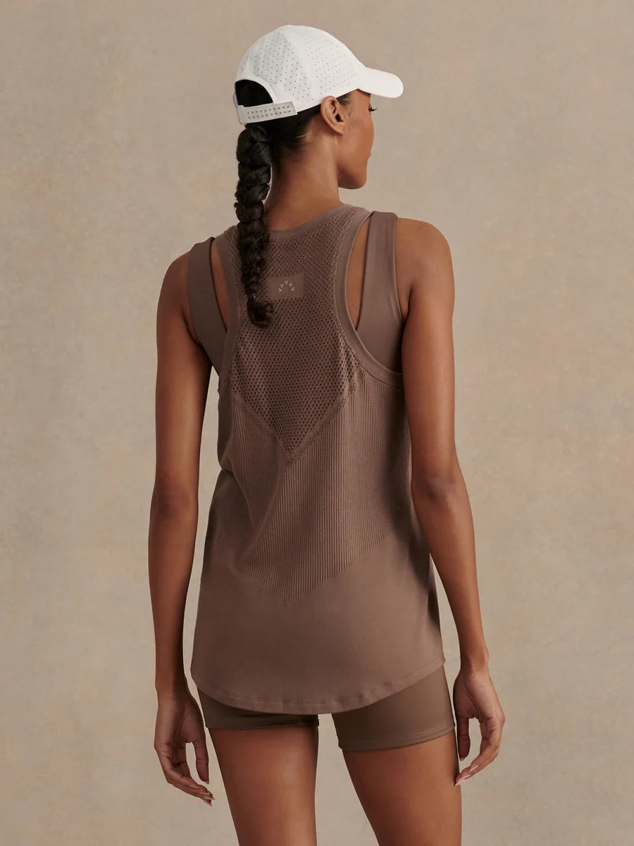 Dayna Seamless Tank - Coffee Quartz