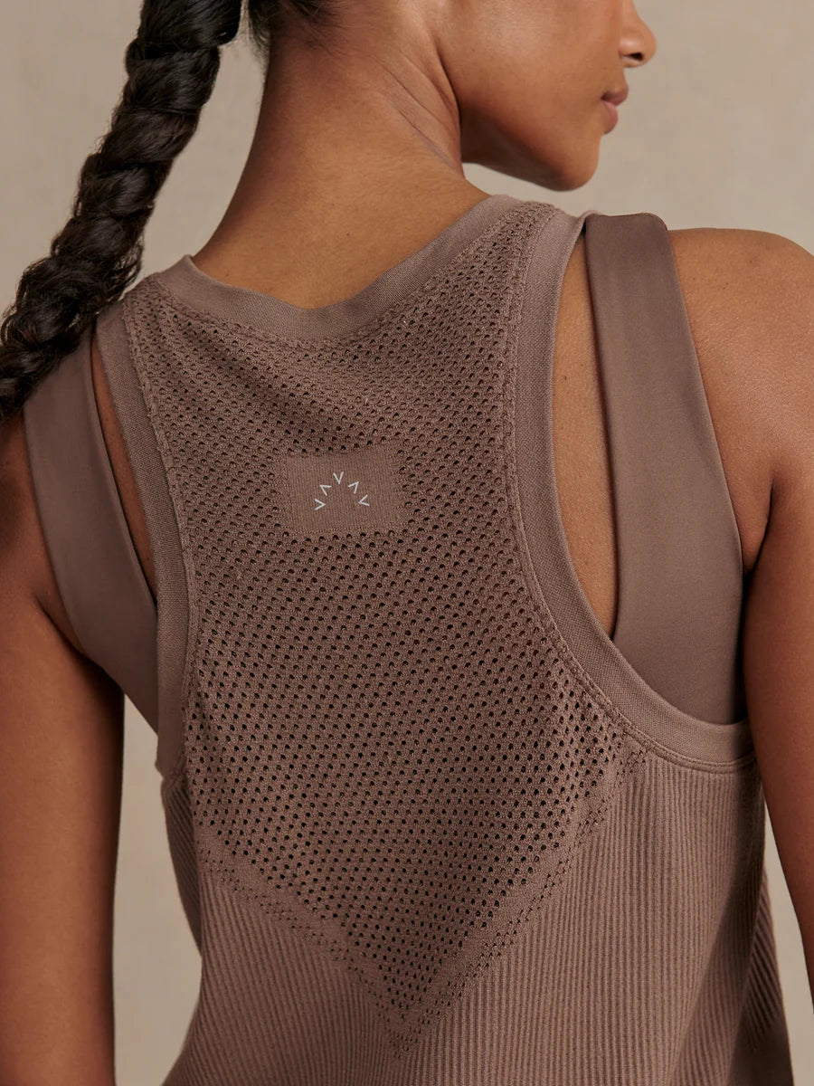 Dayna Seamless Tank - Coffee Quartz