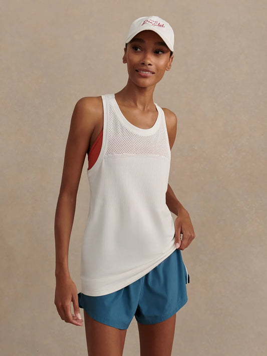 Dayna Seamless Tank - White