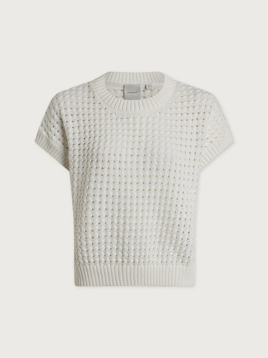 Denny Knit Top - Snow White