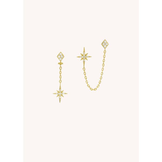Dancing Diwali Earrings - Gold-Plated