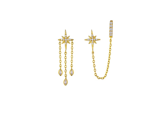 Diwali Sky Earrings - Gold-Plated