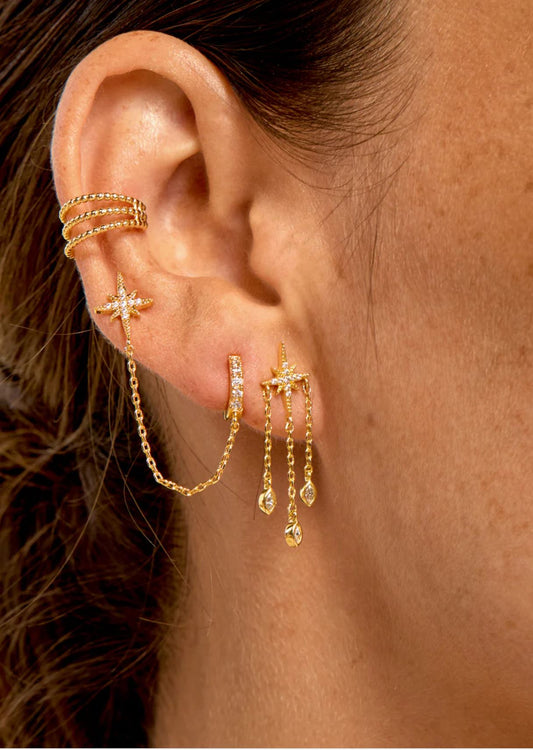 Diwali Sky Earrings - Gold-Plated