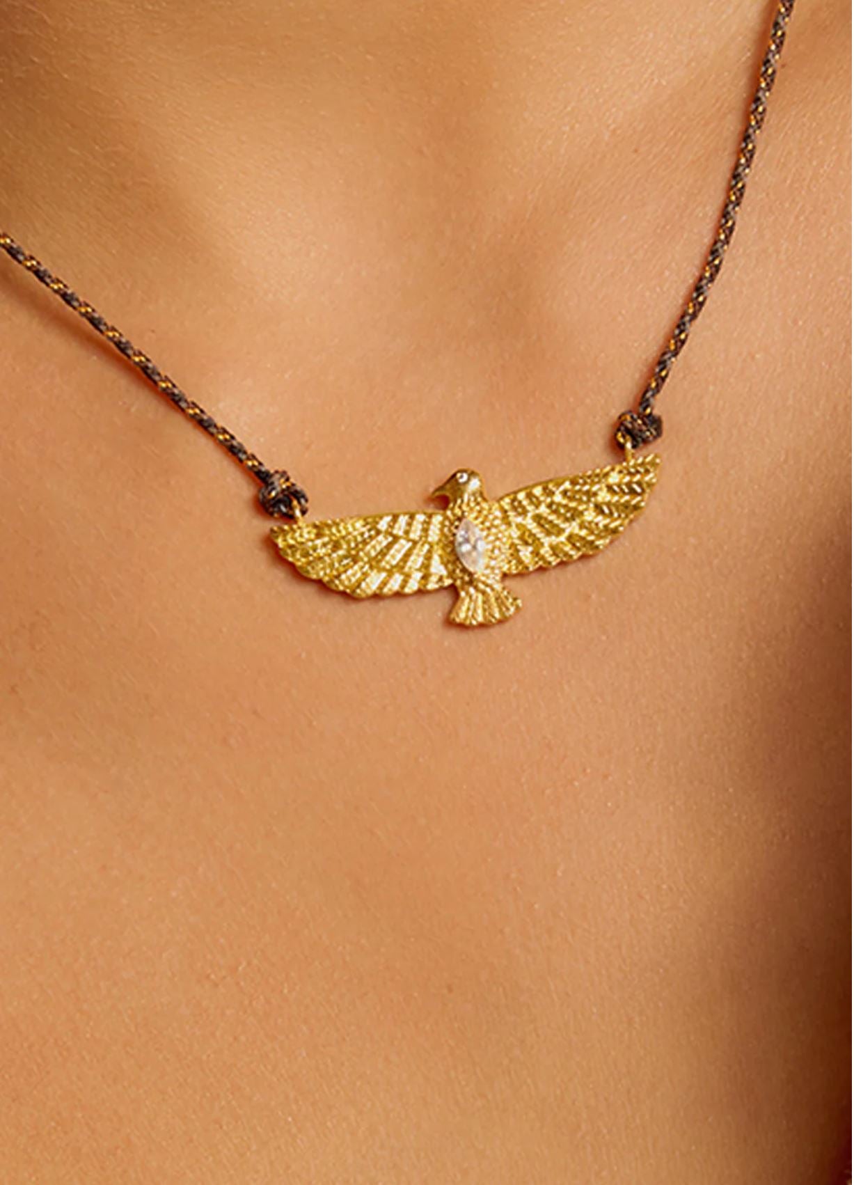 Eagle Necklace - Gold Plated