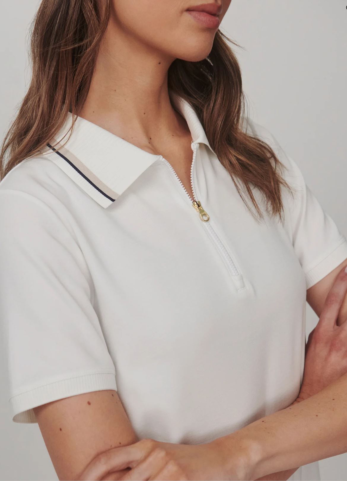 Elton Performance Polo - White