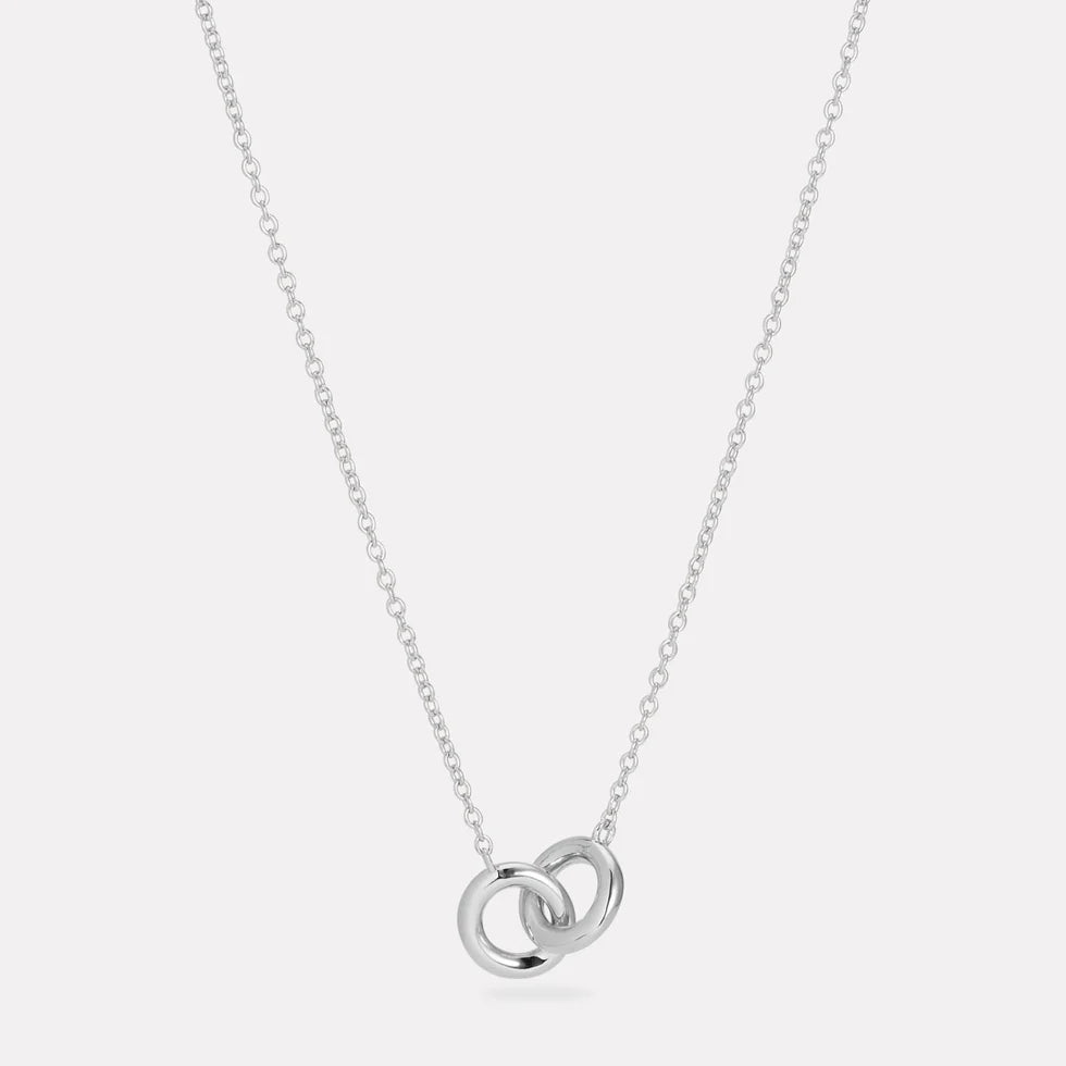 Embrace Silver Necklace - 42cm + ext