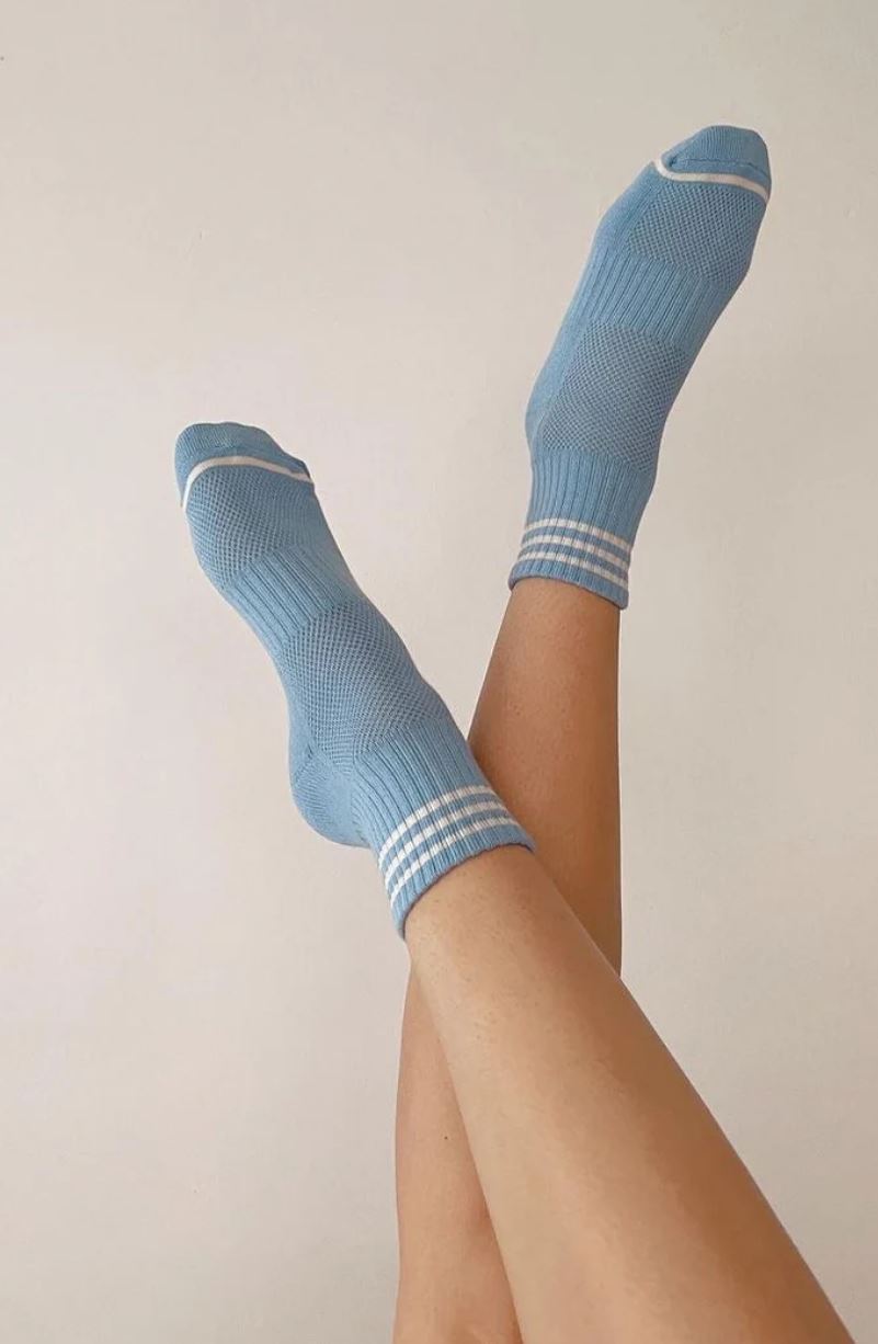 Girlfriend Socks - Parisian Blue