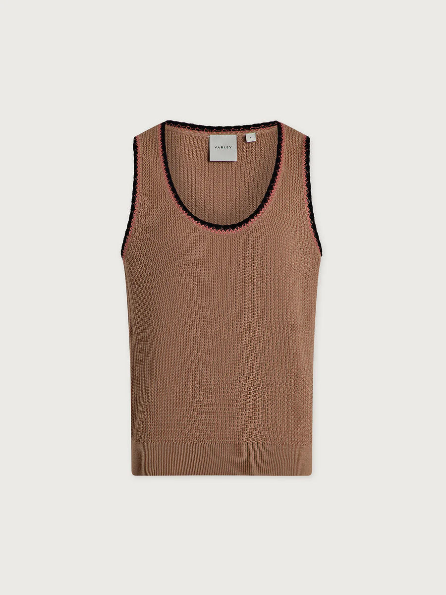 Higson Knit Tank - Light Taupe
