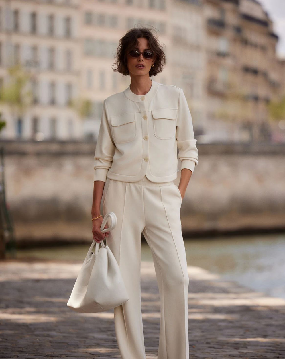 Hartwell Button-Through Sweater - Pristine