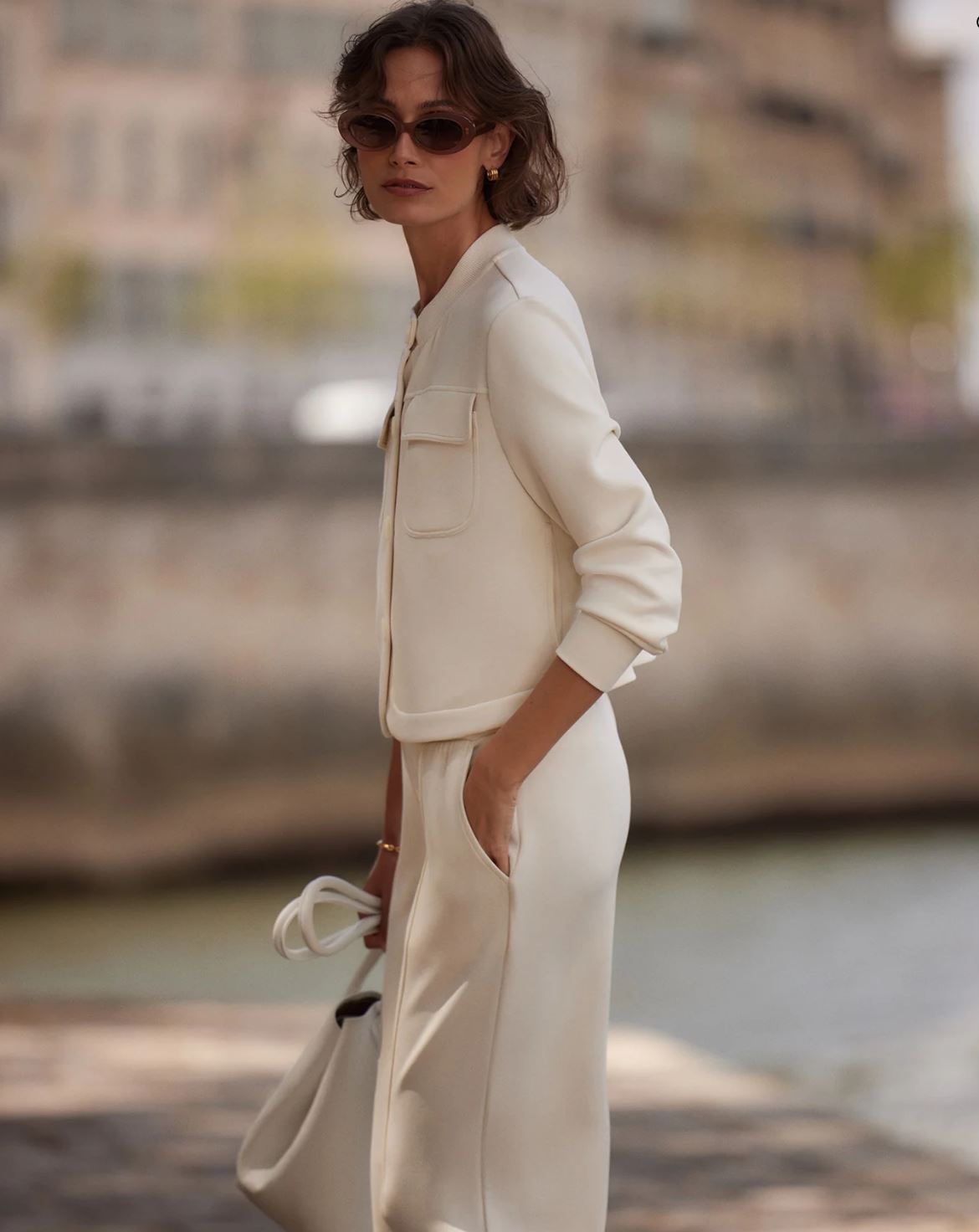 Hartwell Button-Through Sweater - Pristine