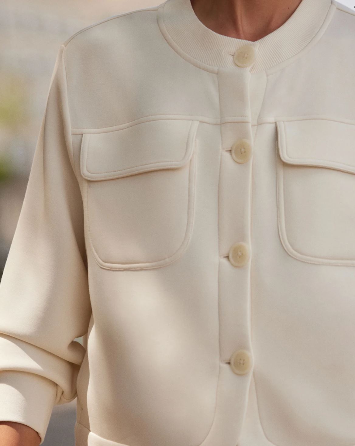 Hartwell Button-Through Sweater - Pristine