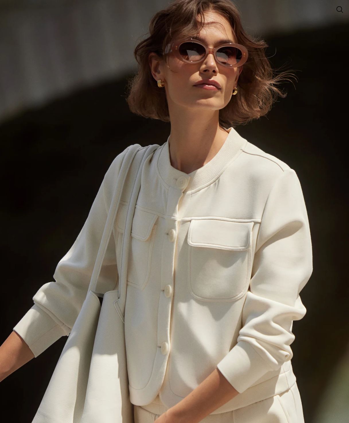 Hartwell Button-Through Sweater - Pristine