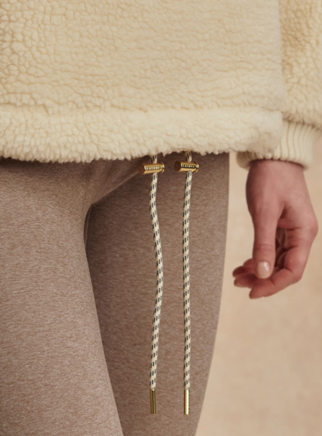 Hendrik Half Zip Sherpa -  Egret