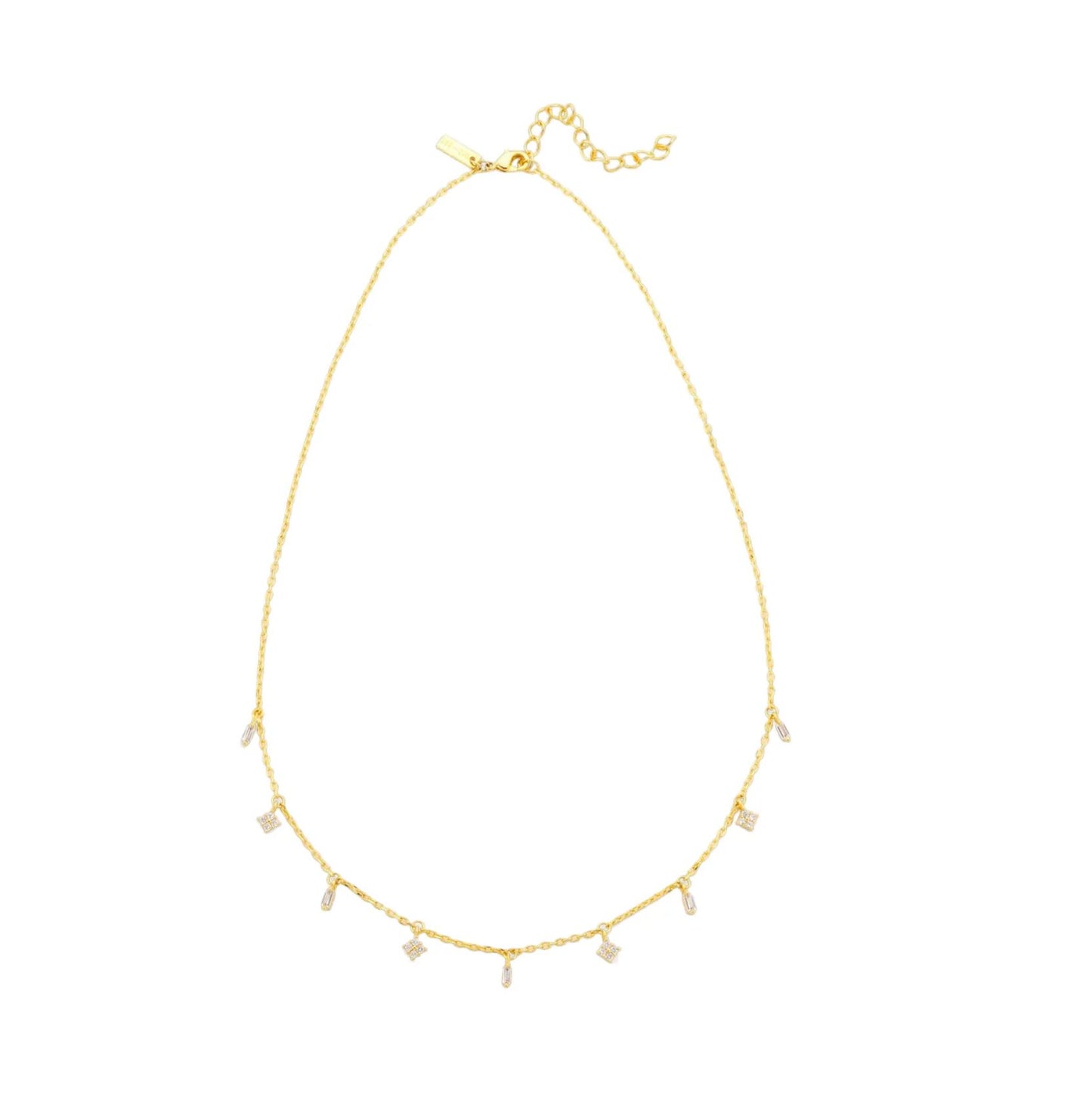 High Line Necklace Gold Plated