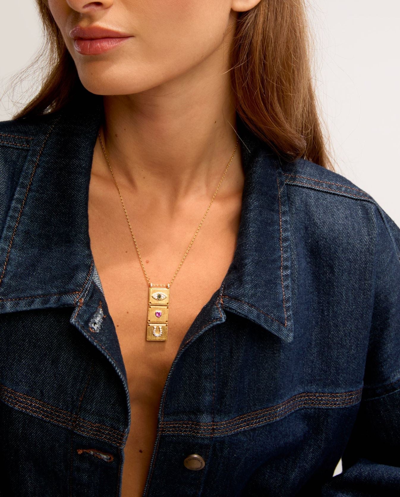 I Love You Necklace - Gold Plated