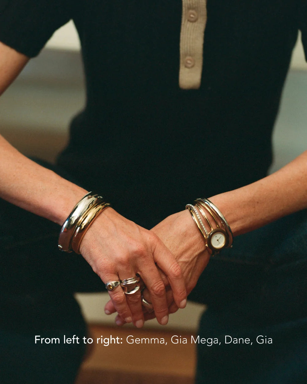 Gia Bangle - Silver