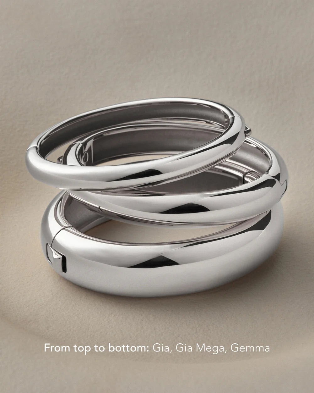 Gia Bangle - Silver