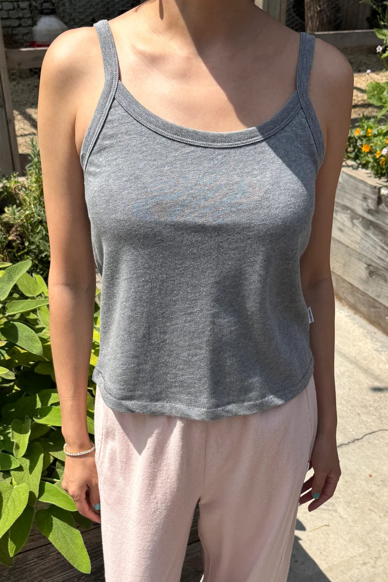 Premium Jersey Dana Cami - Melange Grey