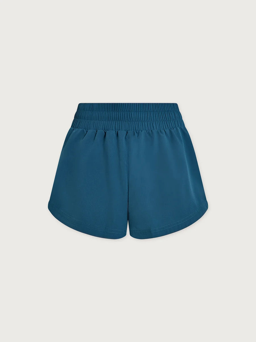 Kallin Piped Running Short 1.5" - Mallard Blue