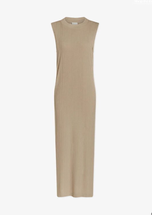 Kayla Midi Dress - Simply Taupe