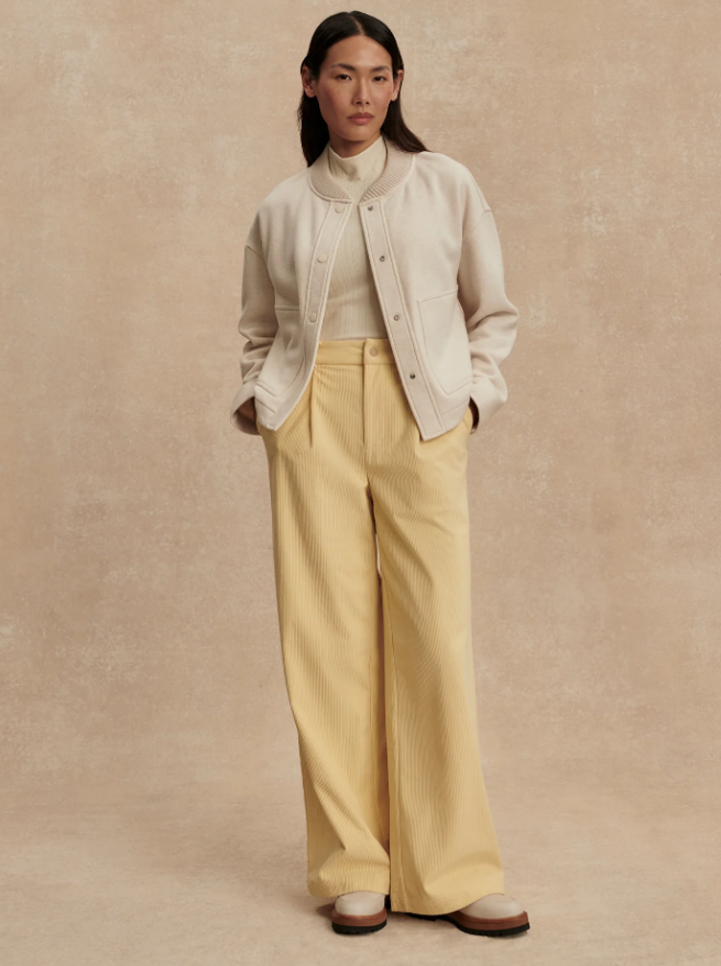 Khai Cropped Jacket - Birch  Marl