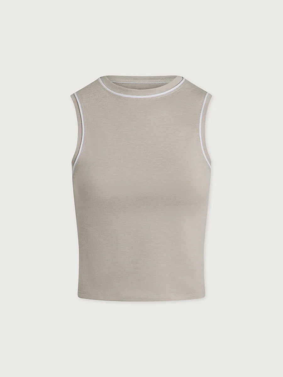 Lettie Tank - Pebble Marl