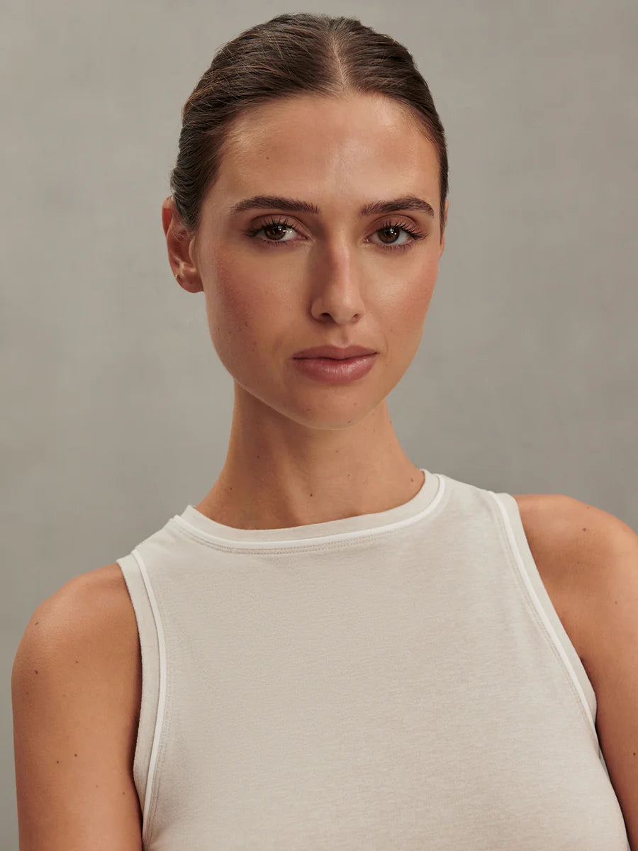 Lettie Tank - Pebble Marl