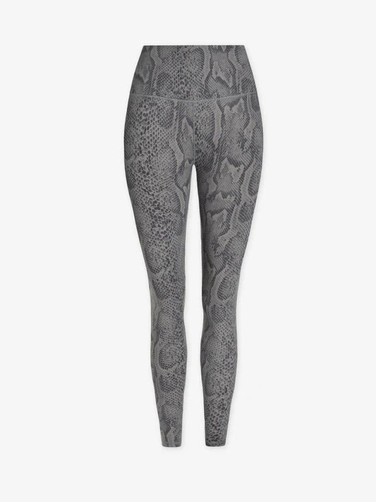 Let's Go High Rise 25" Legging - Charcoal Python