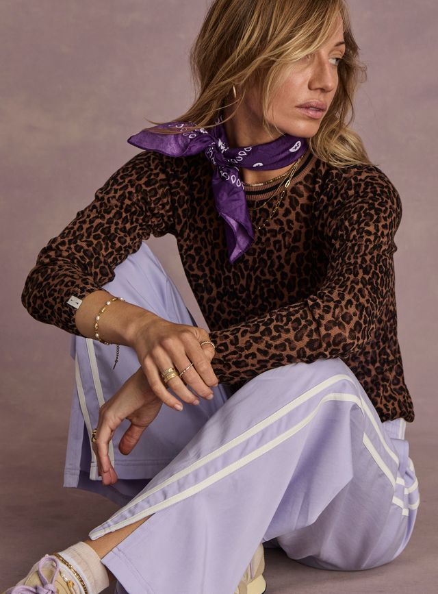Ludlow Ada Long Sleeve Knit - Leopard