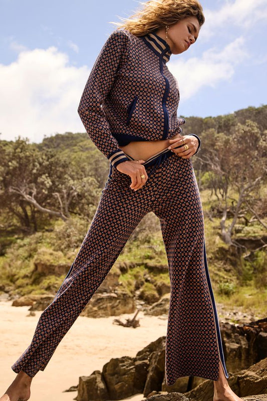 Lumiere Juniper Knit Pant - Geo