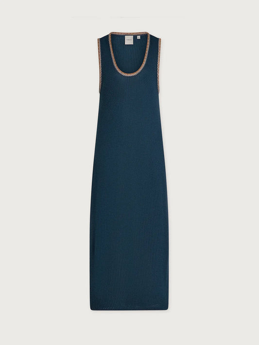 Mikel Knit Dress - Herron Blue