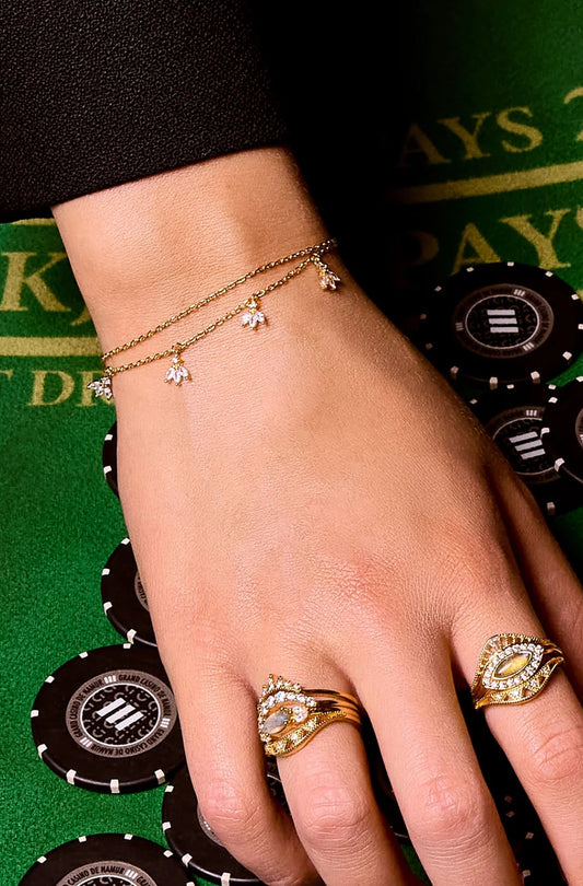 Magnolia Bracelet - Gold-plated