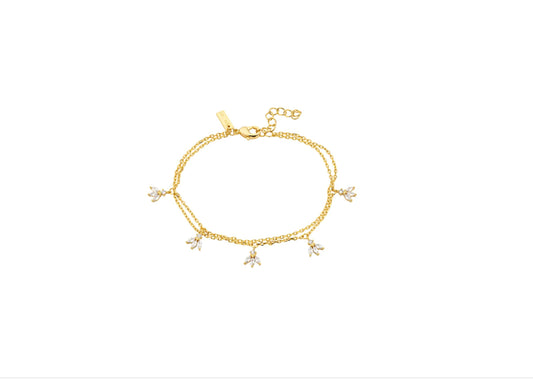 Magnolia Bracelet - Gold-plated