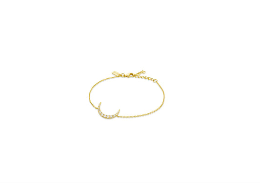 Moon Bracelet - Gold Plated