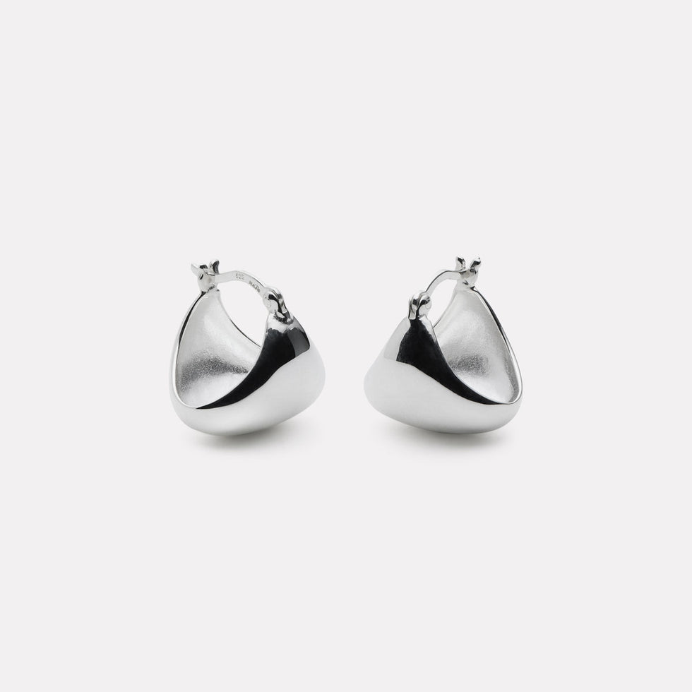 Morning Echo Silver Earring