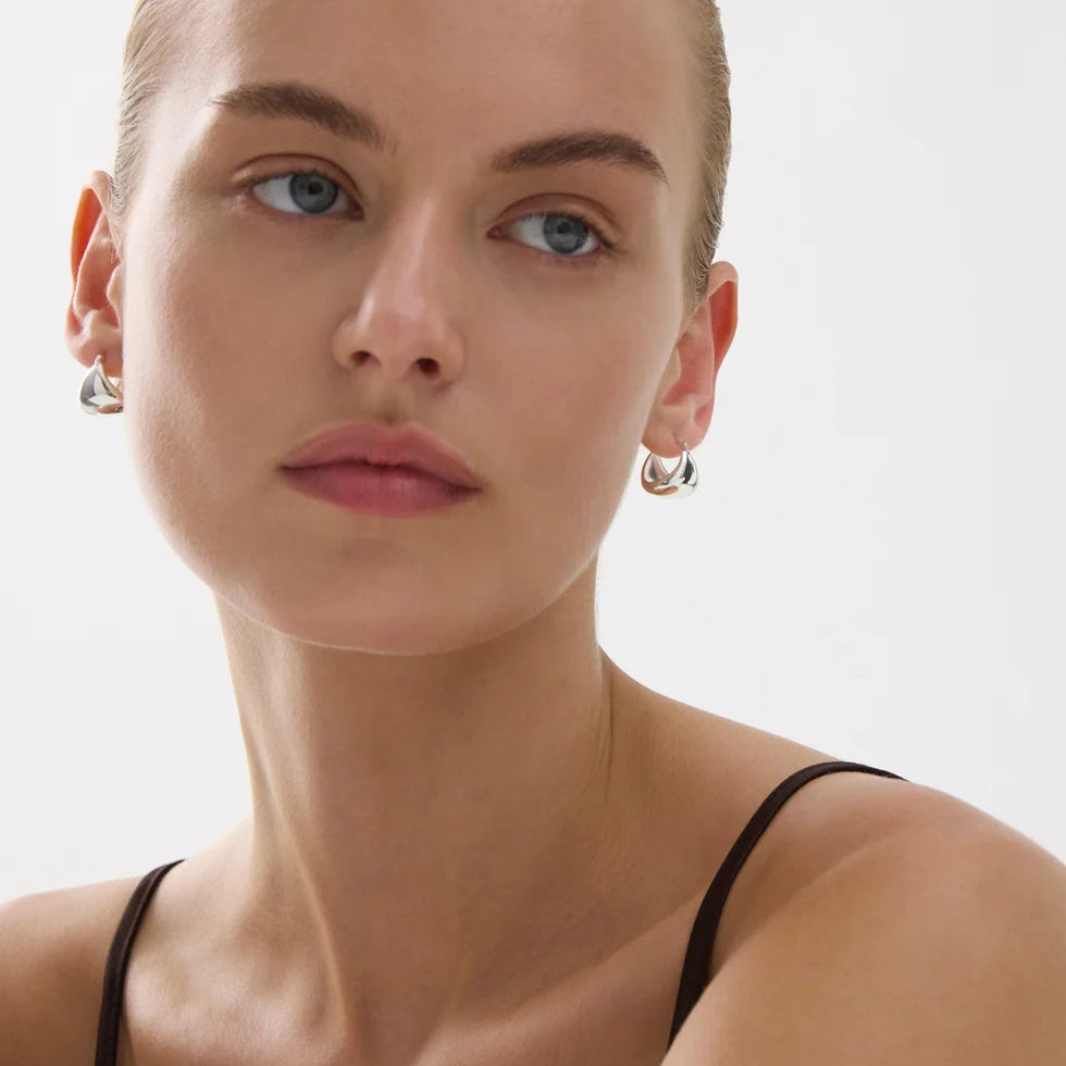 Morning Echo Silver Earring