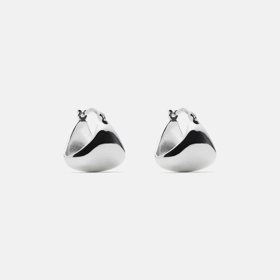 Morning Echo Silver Earring