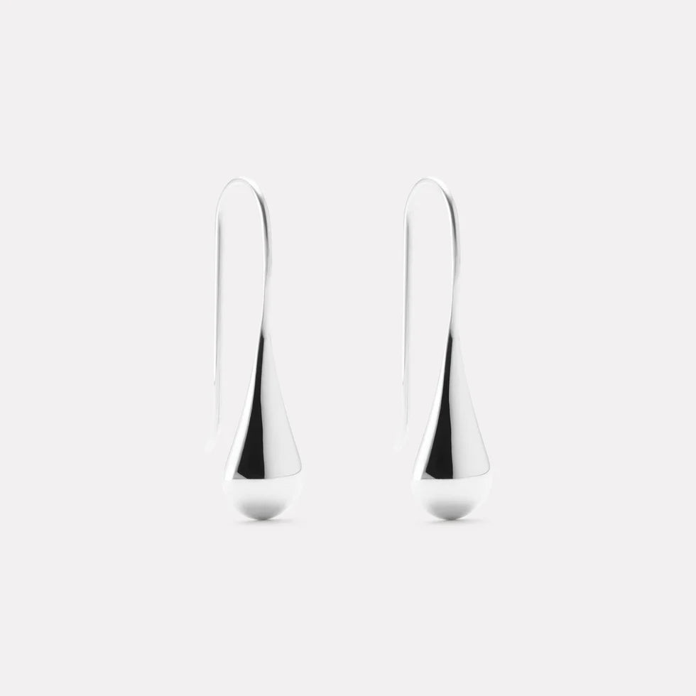 My Silent Tears Silver Earring